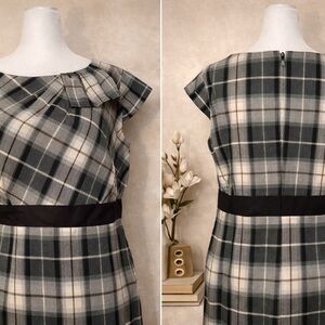 Madison Leigh Plaid Dress Size 14